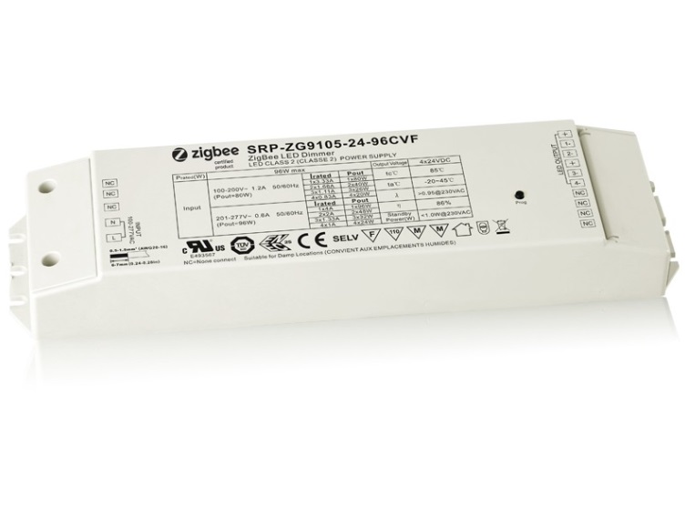 LEDware Zigbeew@re | LED Voeding | 1-4 Uitgangen | 24 Volt | 96 Watt | 1 Kleur / CCT / RGB